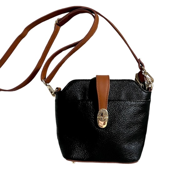 Valentina Bags Valentina Leather Crossbody Bag Poshmark